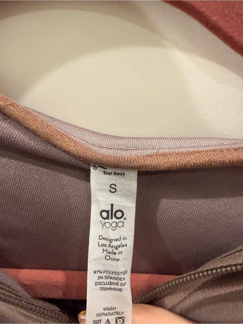 Alo yoga velour glimmer hoodie